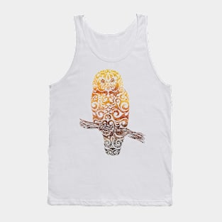 Swirly Owl Tank Top